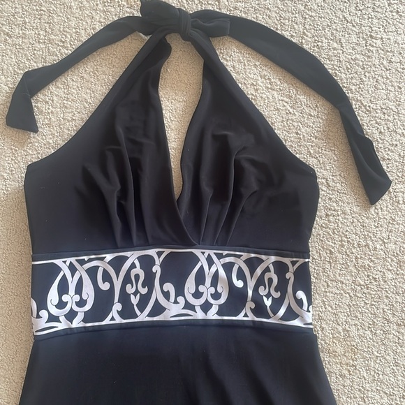 Tie-Neck Open-Back Maxi Dress - Picture 6 of 14